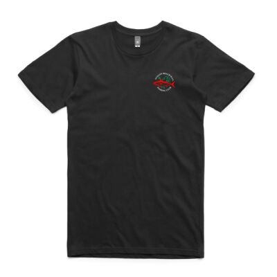 Men's black tee - printed front only Thumbnail